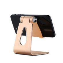 Factory Price Aluminum Mobile Phone Hinge Adjustable Metal Cell Phone Tablet Holder Stand